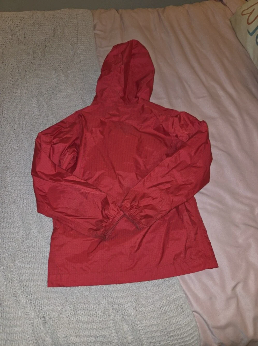 The North Face Kids Red Hooded Rain Jacket